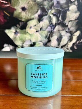 NEW LAKESIDE MORNING 3-Wick Candle Bath & Body Works